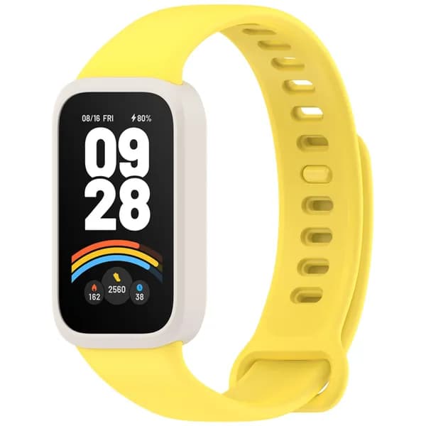 Силиконовые ремешки для Xiaomi Mi Band 9 Active / Redmi Band 3 предназначены для занятий спортом, обеспечивают комфорт при ношении и доступны в различных цветовых вариантах.