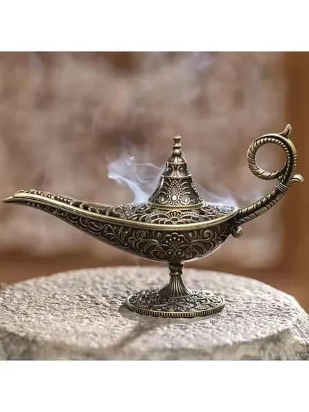 Винтажная горелка для благовоний из сплава