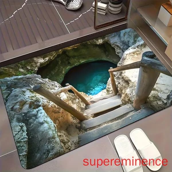Коврик придверный 3D 40x60 см