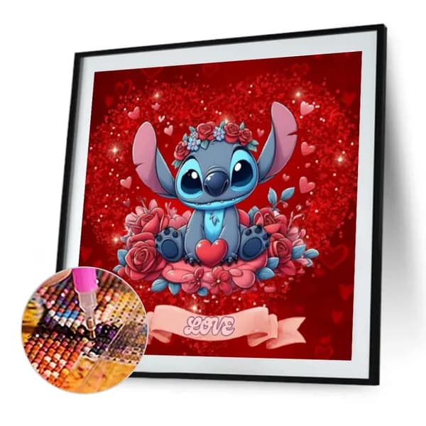 Диамантная картина Стюи Disney, 5D, смола, 40 40 см