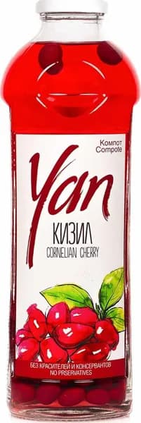 Компот из кизила Yan, 930 мл