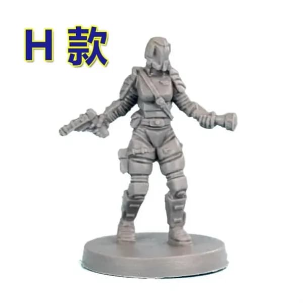 TRPG настольная игра Научно-фантастическая космическая война миниатюры,Фигурки воинов роботов песчаных червей и монстров