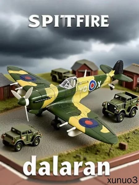 Модель самолета сборная Spitfire (Спитфайр) 1/48 британская военная техника,без клея,пластиковая,подарок ребенку,хобби - Dalaran