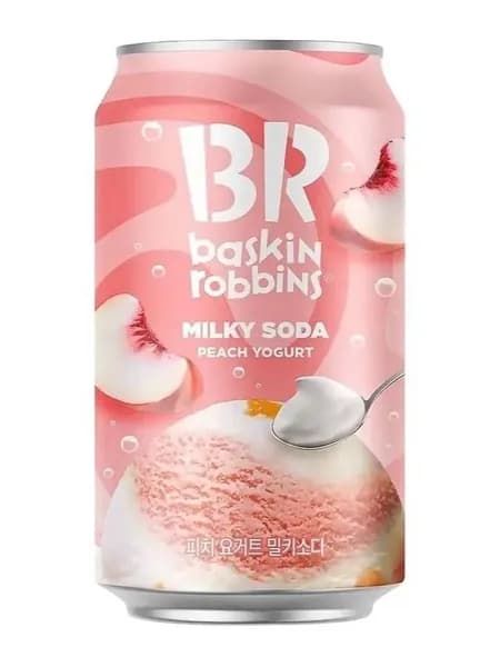 Напиток безалкогольный сильногазированный "Baskin Robbins Peach Yogurt", 0,350л