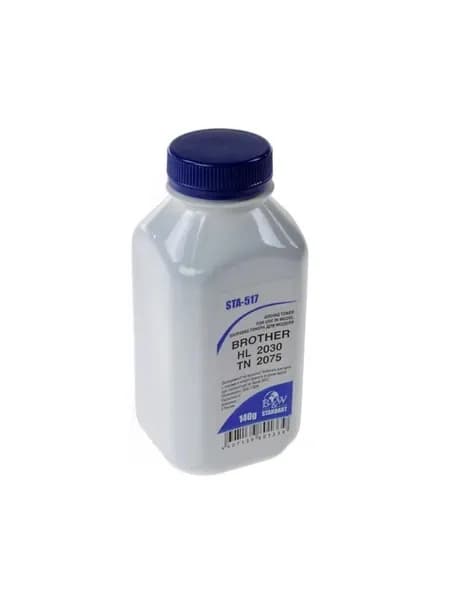 Тонер Brother TN 2075, 85, 2135, 75 HL 2030, 35, 40, 75, 2140, 50, 70 (фл. 140г) B&W Standart (STA-517) (2 шт)