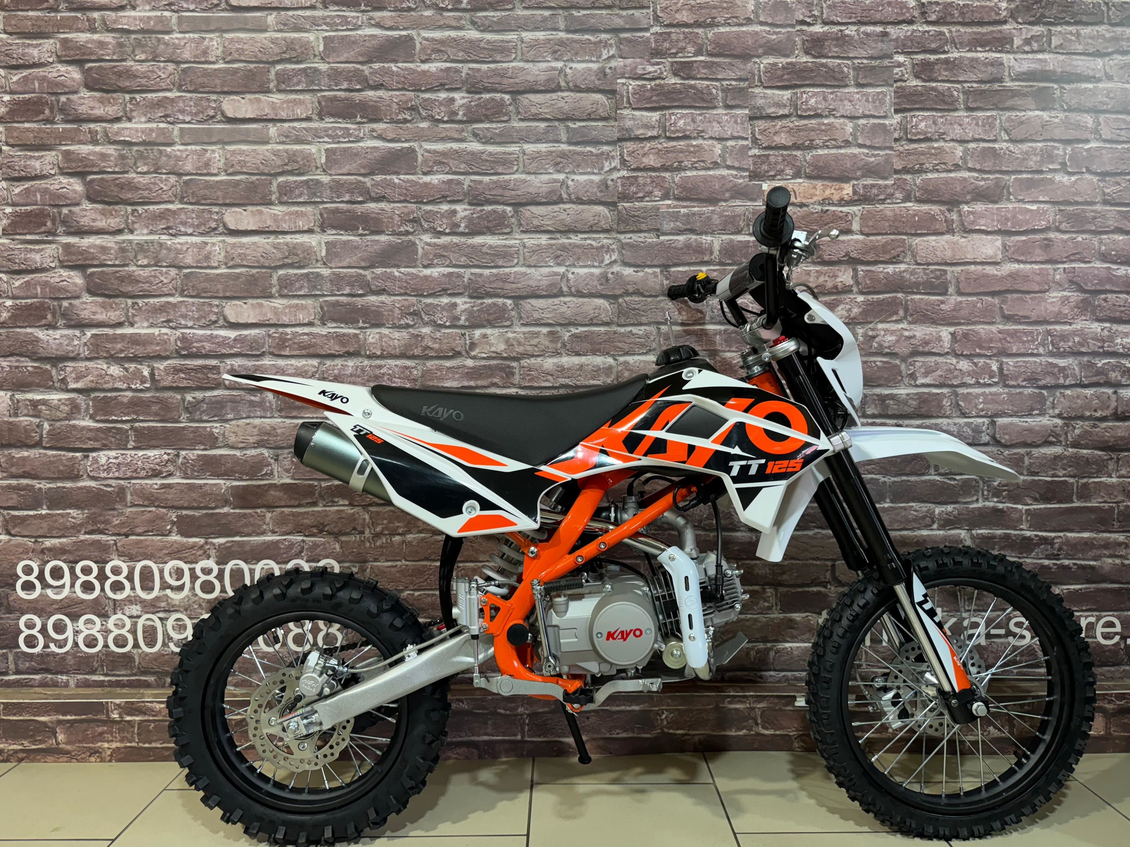 Питбайк Kayo К125EA полуавтомат 17/14 (2025)