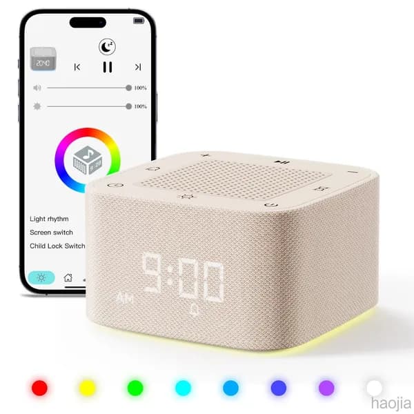 Белый прибор для сна младенца, умная Bluetooth-колонка для успокоения и засыпания, лучшее средство для сна
