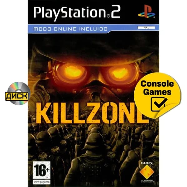 Игра PS2 Killzone (русская версия) (PlayStation 2, Русская версия)