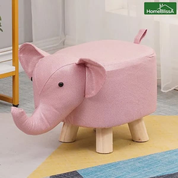 HomeBlissA Пуф, Искусственная кожа, Мех искусственный, 25х30х27 см