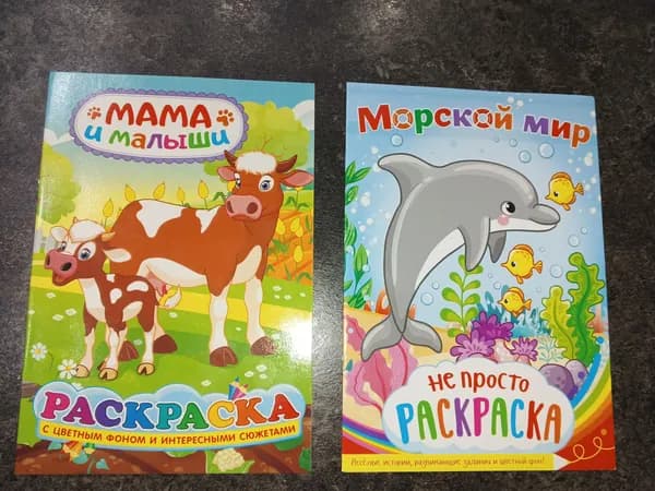 Набор раскраски 2 шт, формат А5