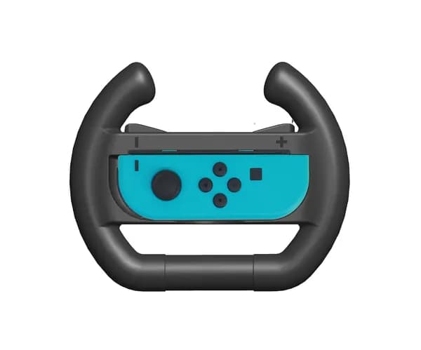Держатель руль 1 штука для контроллера геймпада джойстика Joy-Con Nintendo Switch / Oled для гонок Mario Kart Черный