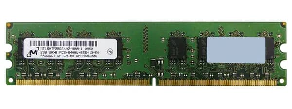 Micron Оперативная память DDR2, 800 МГц, 1 x (MT16HTF25664AZ-800H1)