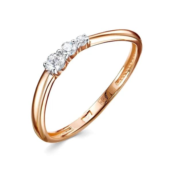 Кольцо золотое женское с фианитами 375 пробы 585GOLD