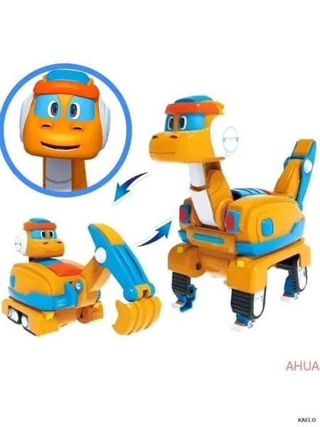 Игрушка-трансформер Команда (Отряд) Дино "Gogo Dino" динозавр Поки (Pokey)
