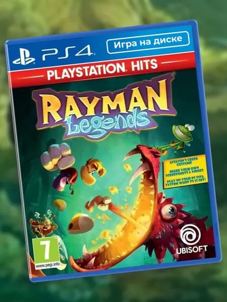 Игра Rayman Legends PS4 PS5 диск (PlayStation 4, PlayStation 5, PlayStation 5 Pro, Английская версия)