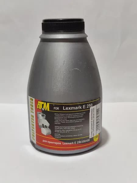 Тонер Lexmark E 250/350/450 (фл,130,Polyester) Silver ATM