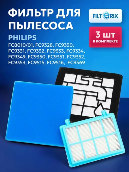 Фильтры для пылесоса Philips PowerPro Compact и Active