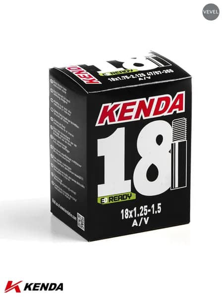Камера велосипедная KENDA 18x1,25-1,50, автониппель 35мм