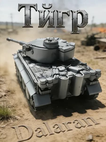 Panzer VI Ausf. E сборная модель танка 1/72 Германия ВОВ без клея, Dalaran (легенда немецкой тяжелой бронетехники)