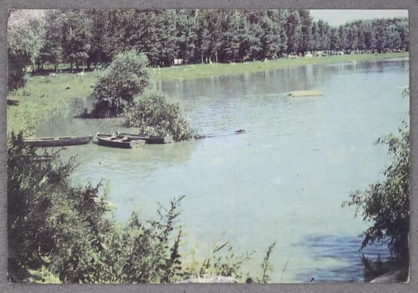 Открытка "Молдавия. Зона отдыха Ваду-луй-Водэ на реке Днестр" Чистая. 1973 г. СССР. Фото Т. Ананьиной.