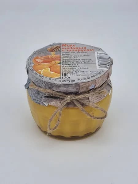 Мед с цитрусом 170гр