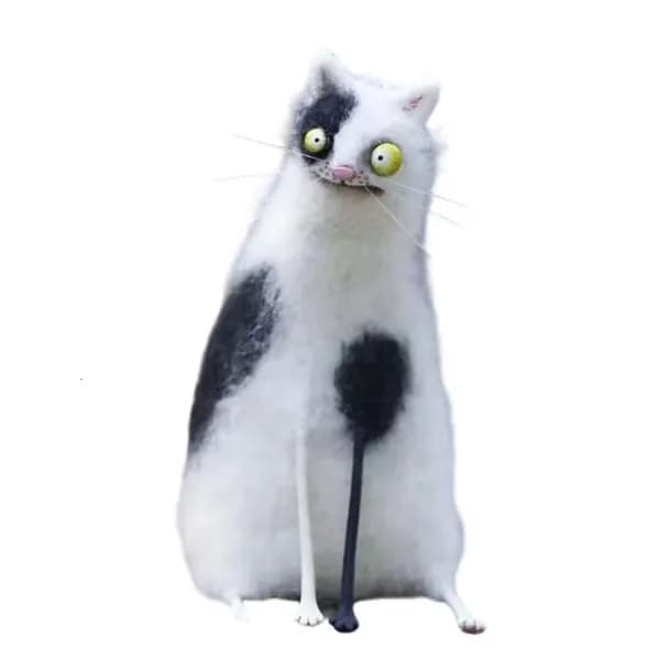 Фигурка из валяной шерсти, - A