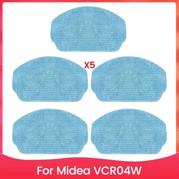 Набор из 5 салфеток для уборки робота-пылесоса Midea VCR04W