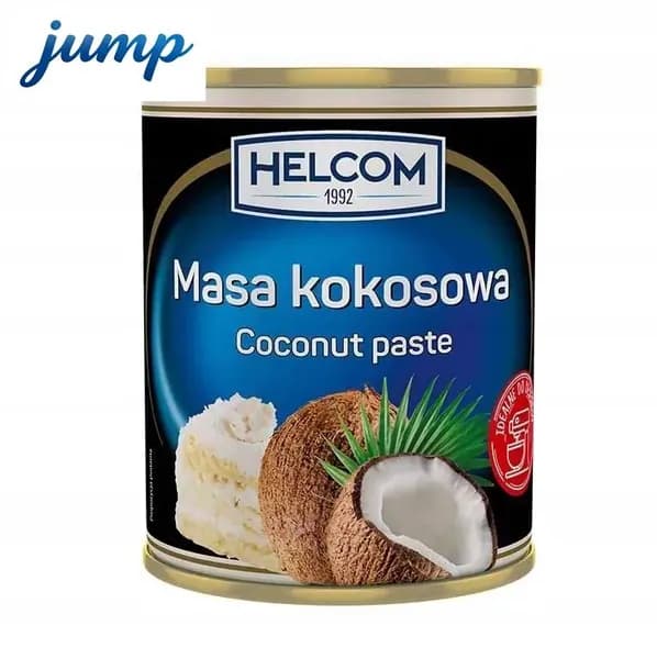 Кокосовая паста Helcom для выпечки и десертов (Польша) 430 гр.