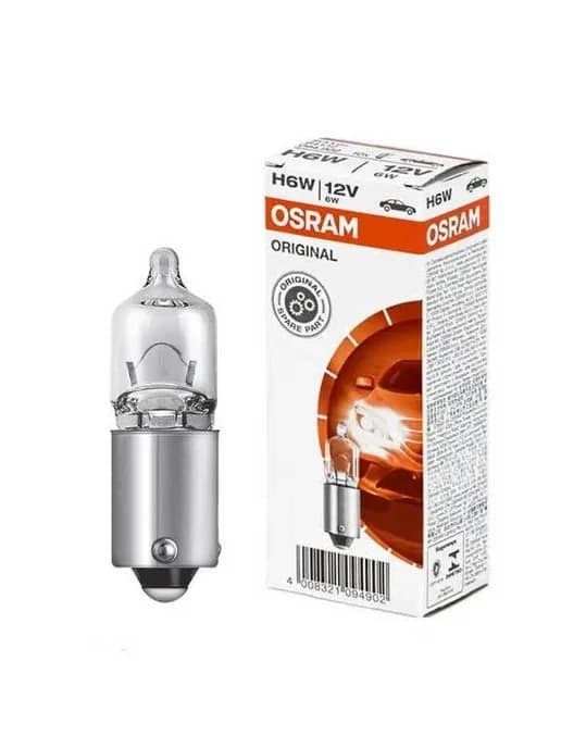 Лампа освещения Original H6W 6W BAX9s 12V