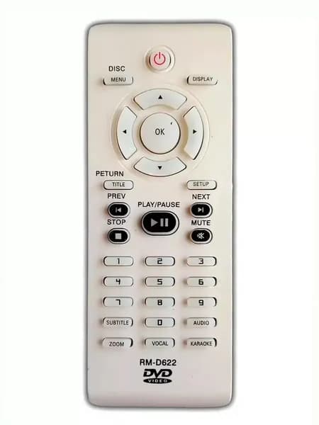 Пульт для DVD-плеера PHILIPS RM-D622 универсальный (корпус типа RC2011 караоке)