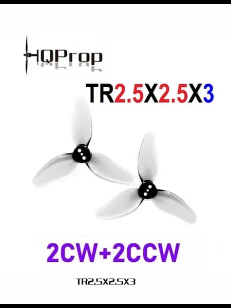 Пропеллер для FPV дрона HQProp TR2.5X2.5X3, 4 шт. Grey