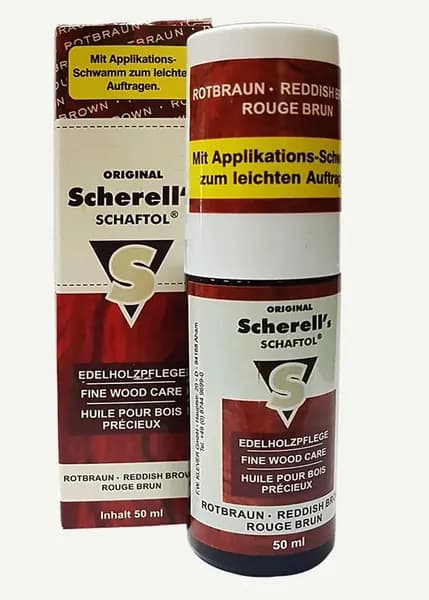Средство для обработки дерева-Ballistol Scherell Schaftol, красно-бурое
