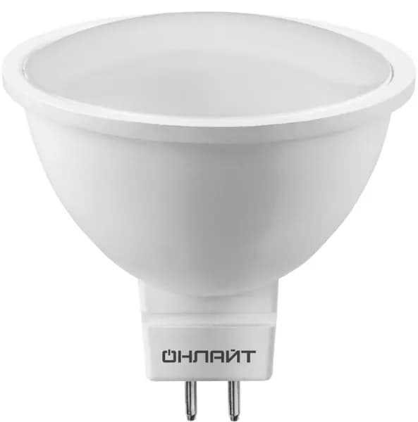 Лампа светодиодная OLL-MR16-7-230-3K-GU5.3 7Вт 3000К тепл. бел. GU5.3 700лм 176-264В ОНЛАЙТ 71640