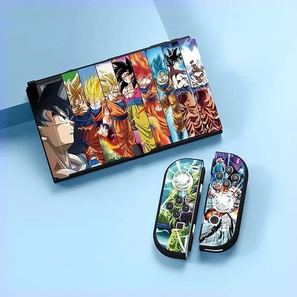 Чехол для Nintendo Switch OLED с принтом Сон Гоку Dragon Ball, мягкий корпус, противоударная защита, подарок