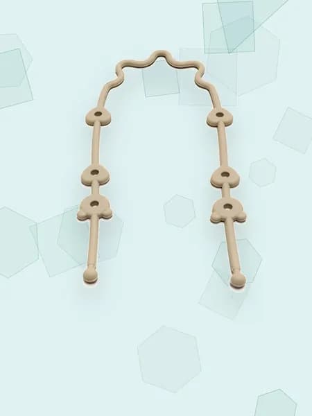 Ремешок для игрушек коляски и стульчика, Бежевый