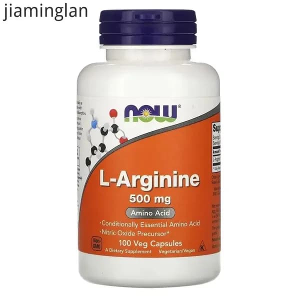 NOW L-Arginine 500 мг 100 капсул, Л-Аргинин (улучшает кровообращение)