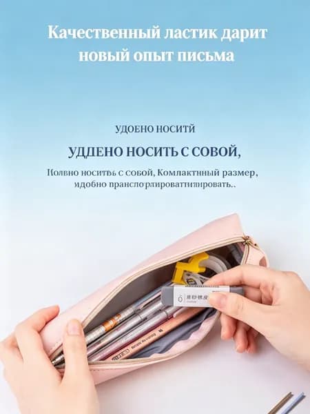 Матовый ластик двойного назначения, стираемая шариковая ручка, гелевая ручка для учащихся начальной школы