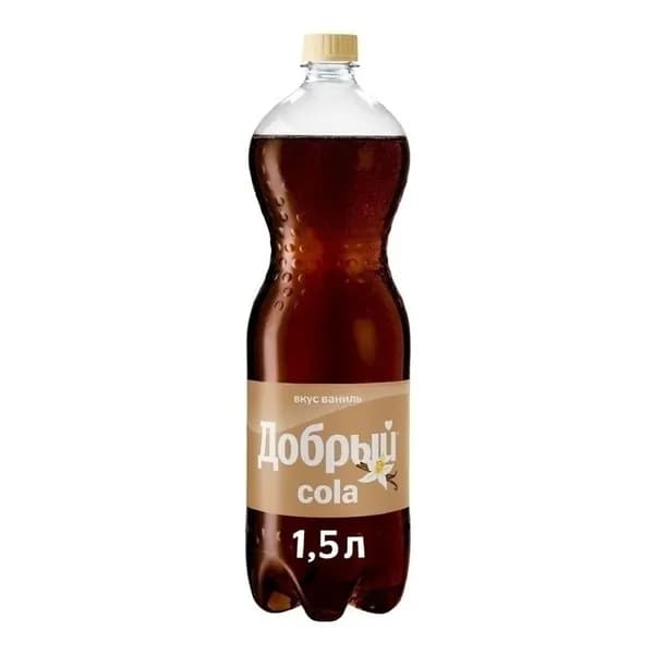 Газированный напиток Добрый Cola ваниль 1,5 л