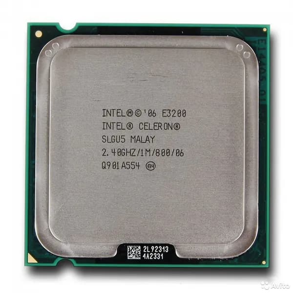 Процессор Intel Celeron Dual E3200 ( 2,4Ghz, 775, 1Mb, 2C/2T)