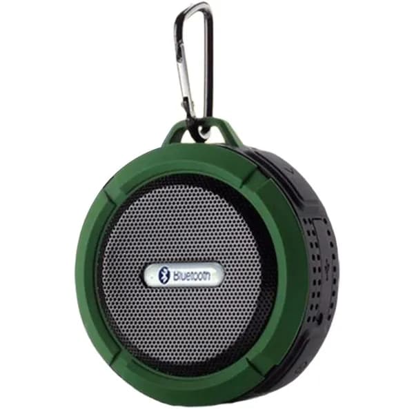 Водонепроницаемая портативная bluetooth-колонка, мини беспроводная акустика для душа/походов/пляжа, ретро зелёная