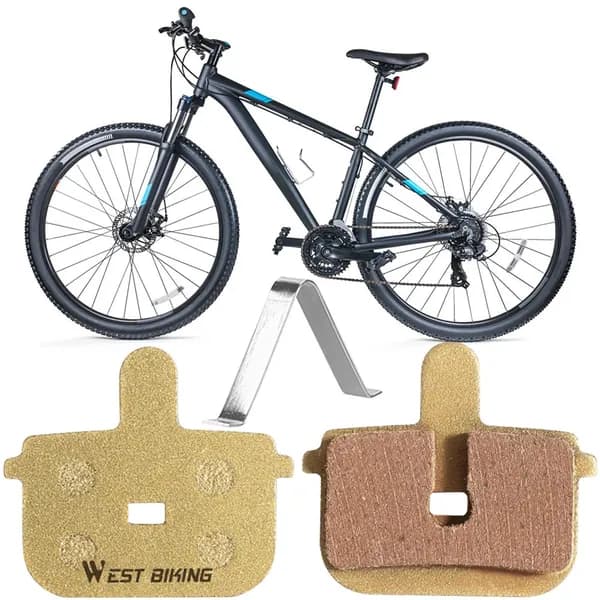 WEST BIKING: металлические тормозные колодки для велосипеда