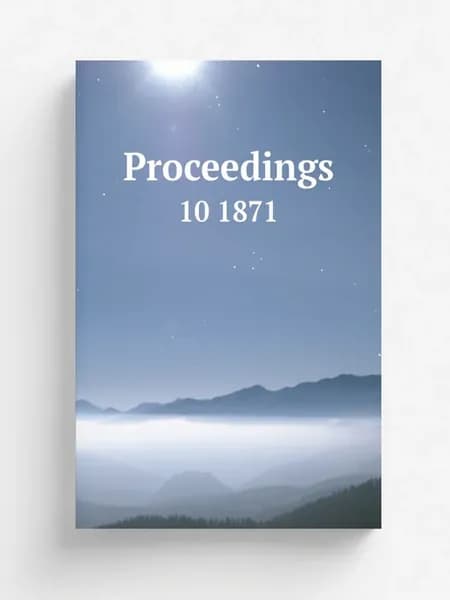 Proceedings. 10 1871