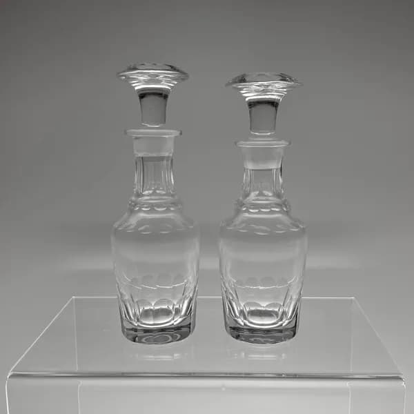Пара графинов Twins. Англия, стекло, 1840-1870 гг.