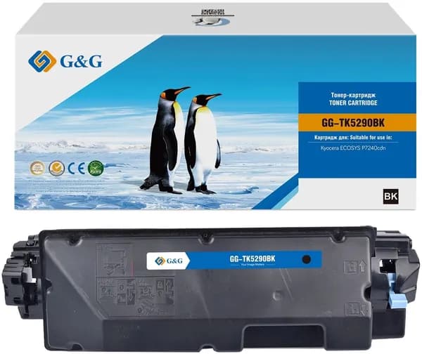 Картридж для принтера лазерный для Kyocera ECOSYS P7240cdn, G&G GG-TK5290BK TK5290BK черный (17000стр.) (GG-TK5290BK)