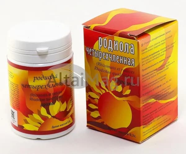 Красная щетка (Родиола четырехчленная) драже, 50г