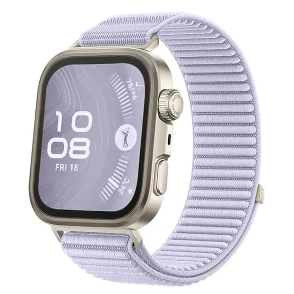 Нейлоновый ремешок, мягкий и удобный, подходит для Huawei Watch Fit3/Fit4/Fit4 Pro. Плетение с горным узором, легкий и удобный в носке. Спортивный ремешок.