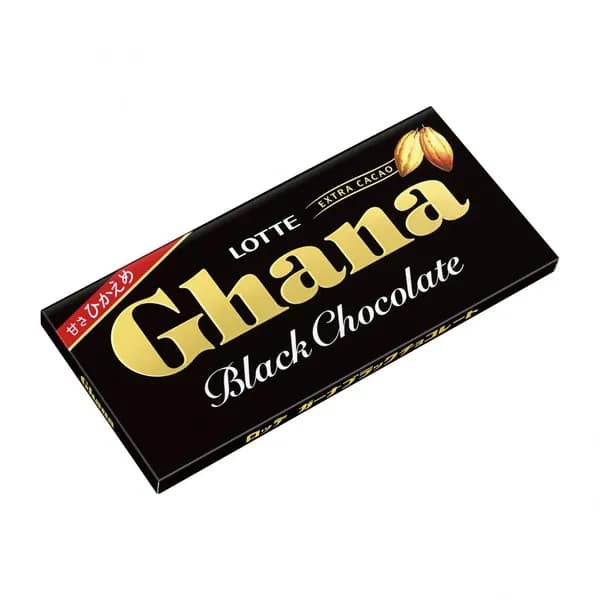 Lotte Шоколад черный Ghana, 50 гр
