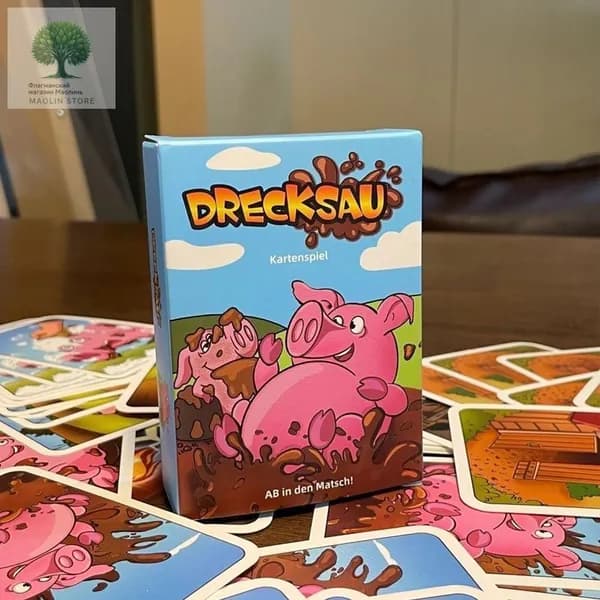 "DRECKSAU"Интерактивная игра Детская головоломка Картовая игра Семейная вечеринка