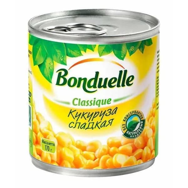 Bonduelle Кукуруза сладкая, 212 мл