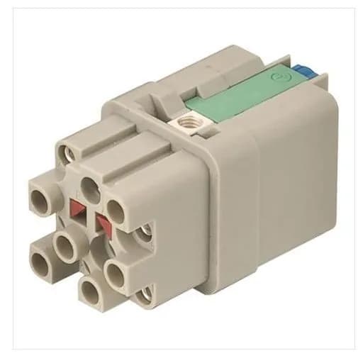 09120123101 Harting Разъем прямоугольный Han Q12-F-QL, "мама", PIN: 13, 12+PE, размер 3А